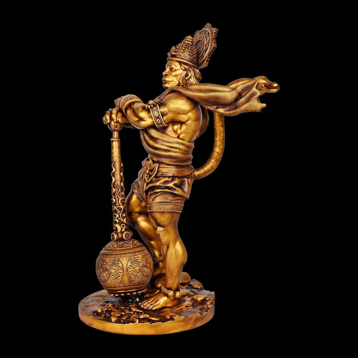 Bahubali Hanuman Idol for Car Dashboard