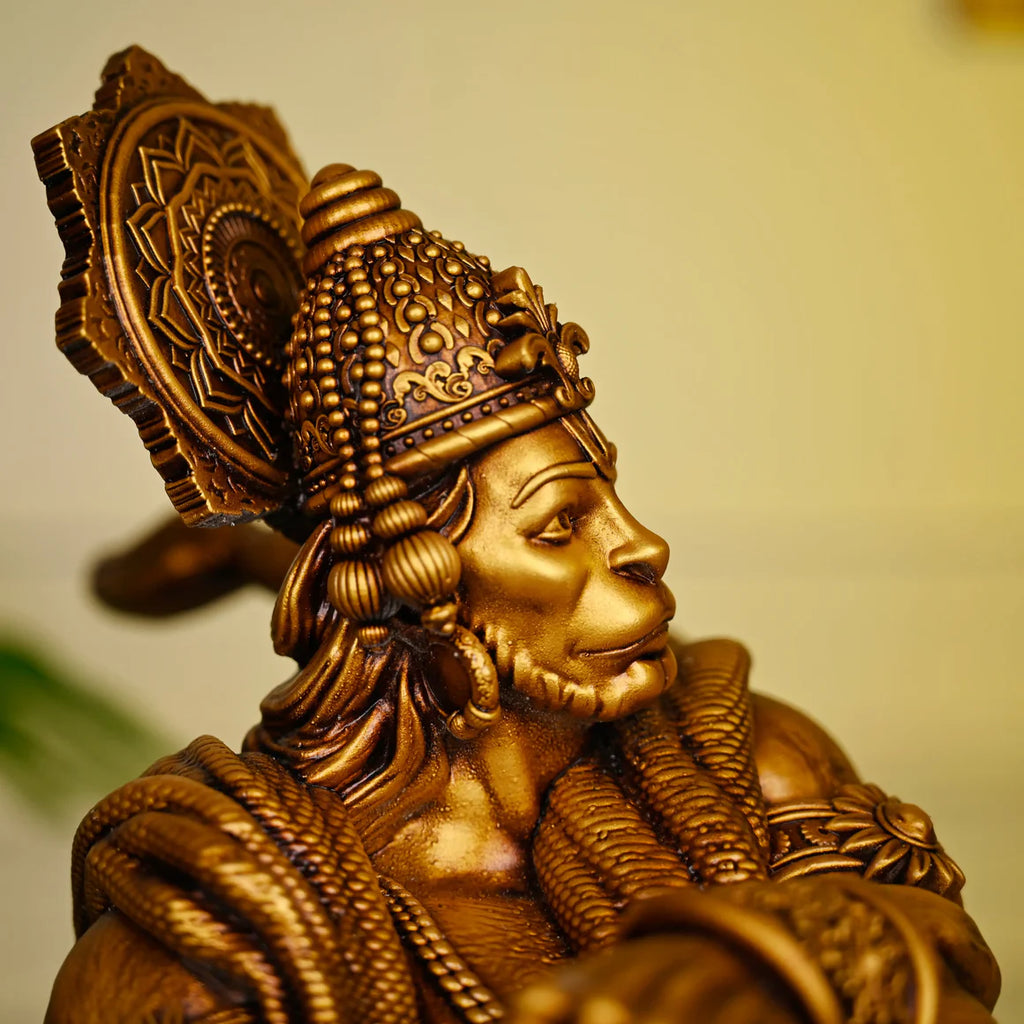 Bahubali Hanuman Idol for Car Dashboard