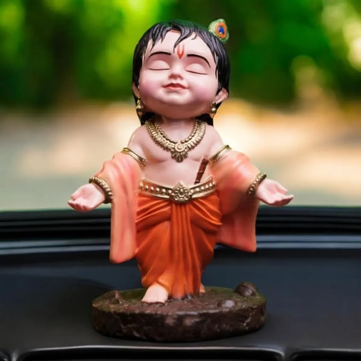 Little Kanha Figurine | Krishna Car Dashboard Idol