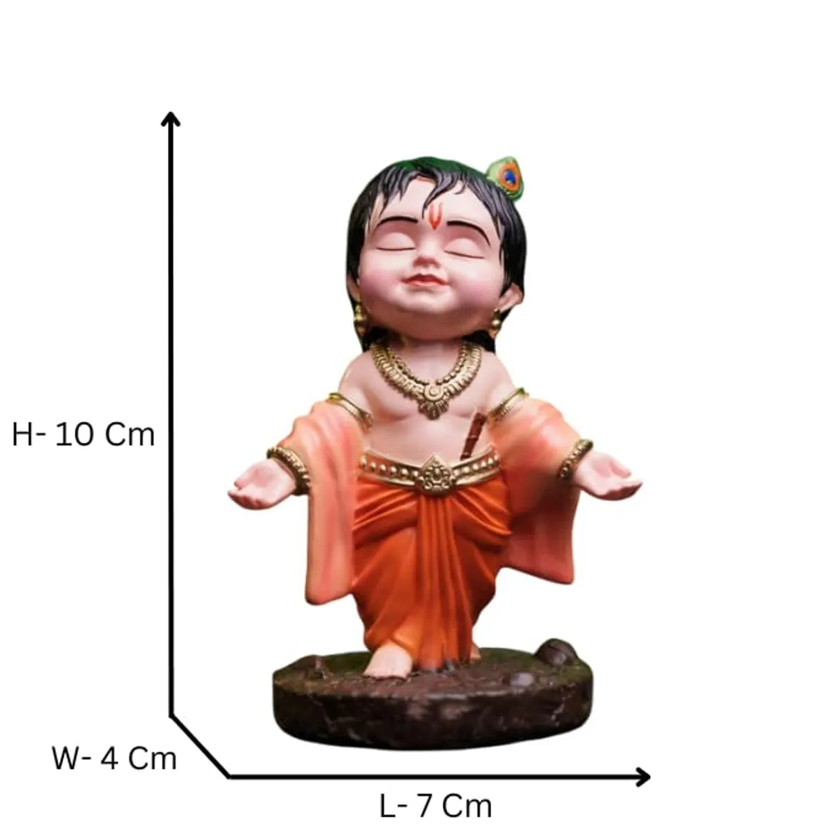 Little Kanha Figurine | Krishna Car Dashboard Idol