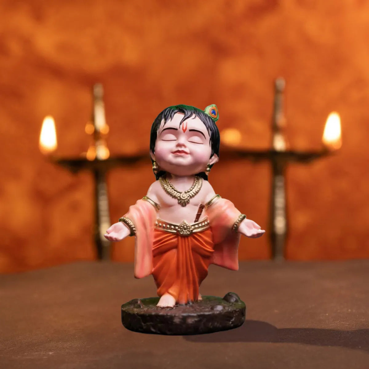 Little Kanha Figurine | Krishna Car Dashboard Idol