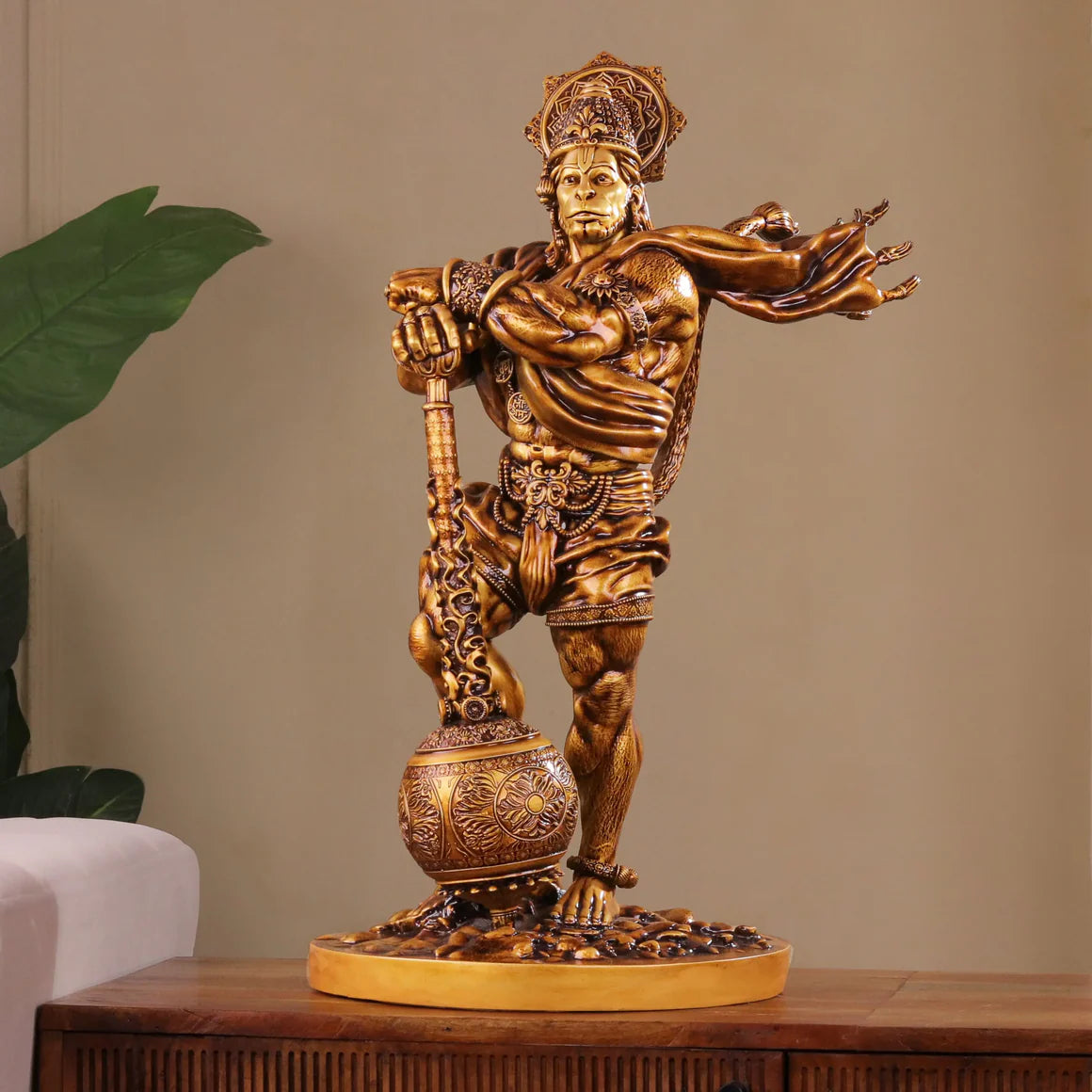 Bahubali Hanuman Idol for Car Dashboard