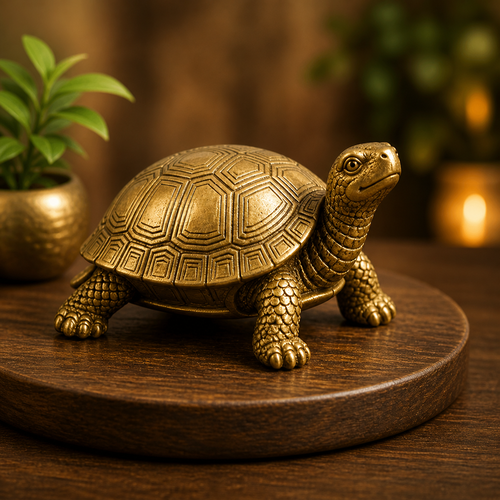 Handcrafted Vastu Tortoise Idol – Lucky Figurine for Wealth, Positive Energy & Home Decor alternate view