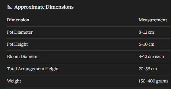 Size & Weight